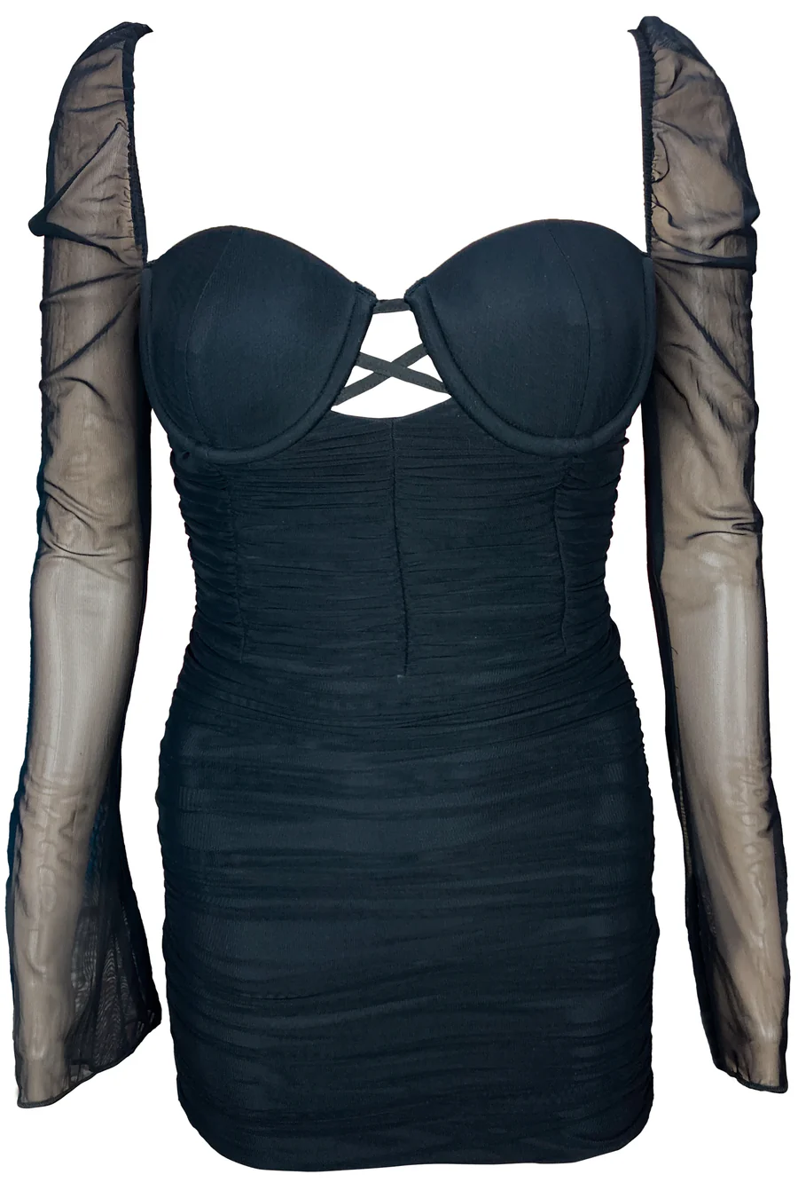 Arcinora's Minikleid Schwarz für ein selbstbewusstes Statement