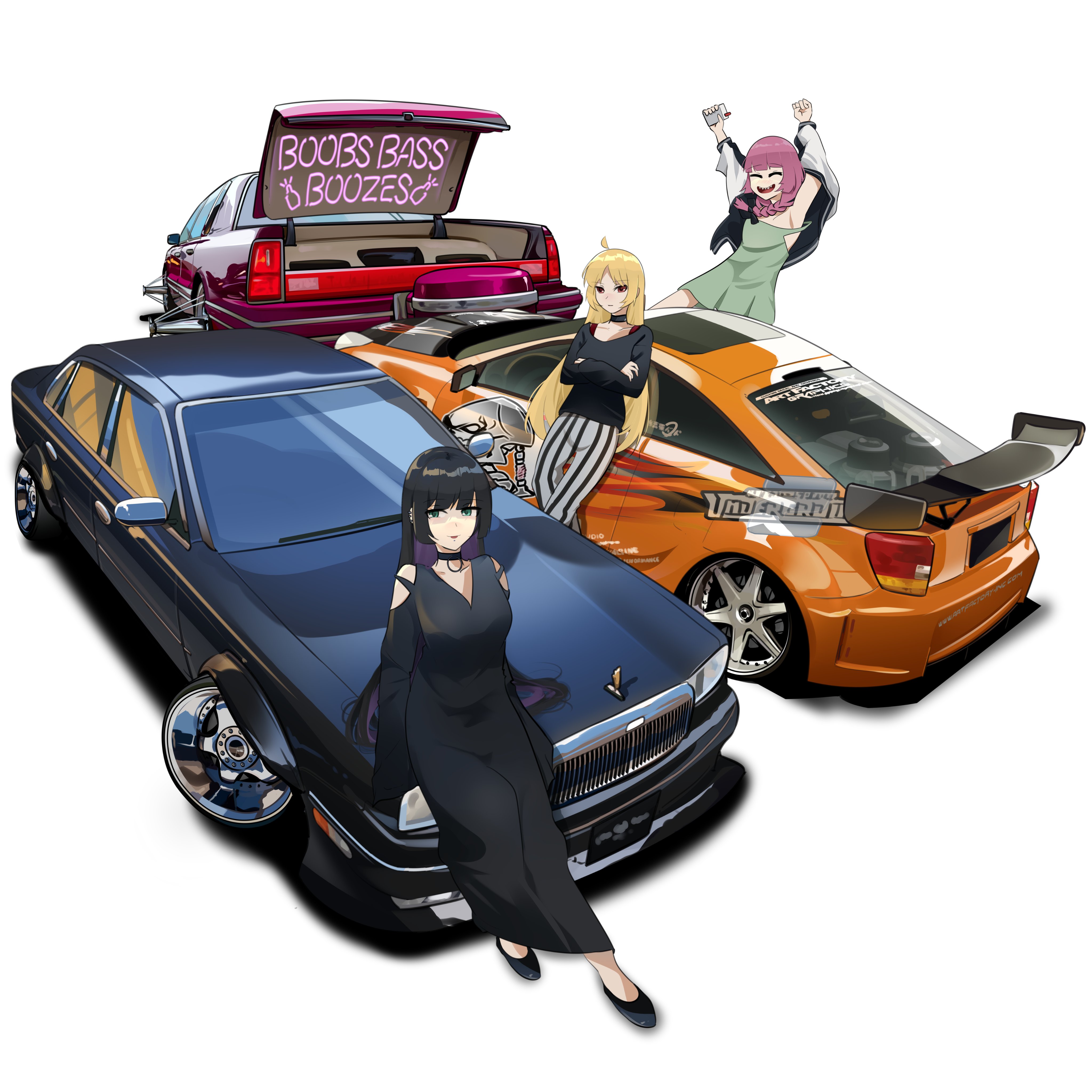 Anime Car Folierung: Mach dein Auto zum Blickfang mit einzigartigem Anime für Car Design!