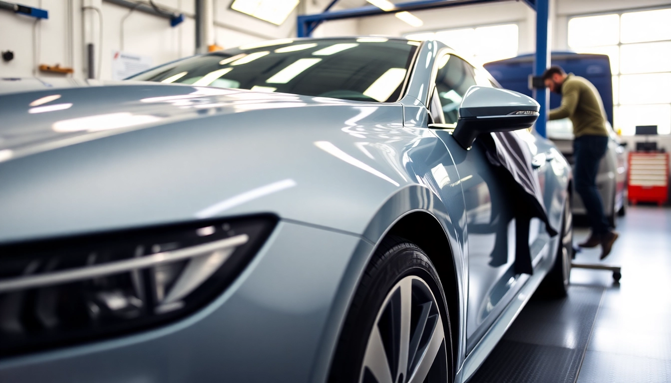 Verschönerung eines Leasingfahrzeugs bei leasing aufbereitung münchen durch professionelle Reinigung und Vorbereitung.