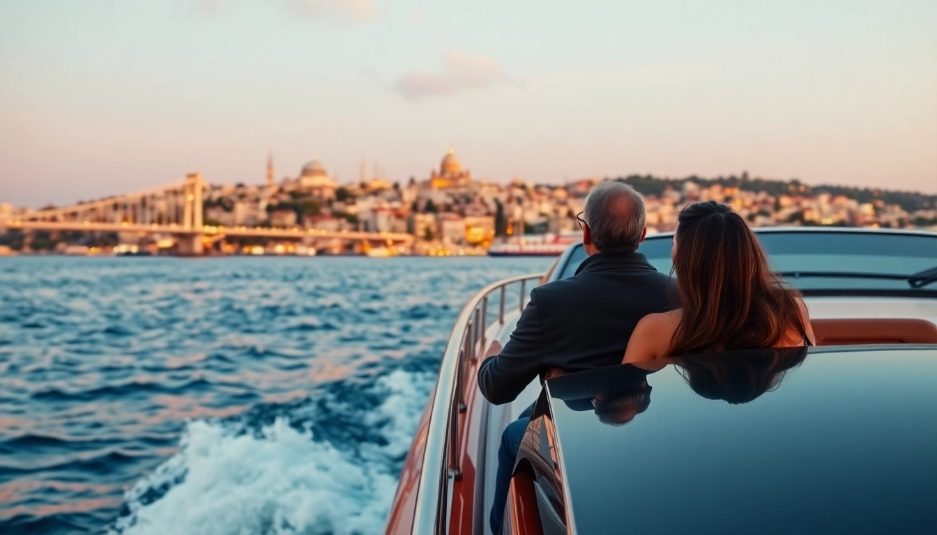 Genießen Sie unvergessliche Istanbul Bosphorus cruises mit romantischem Blick auf Istanbul.