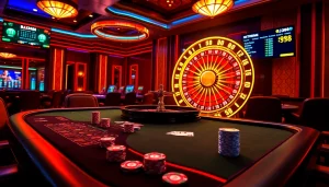 Experience the thrill of gambling at BJ388 with vibrant casino games and luxury ambiance.